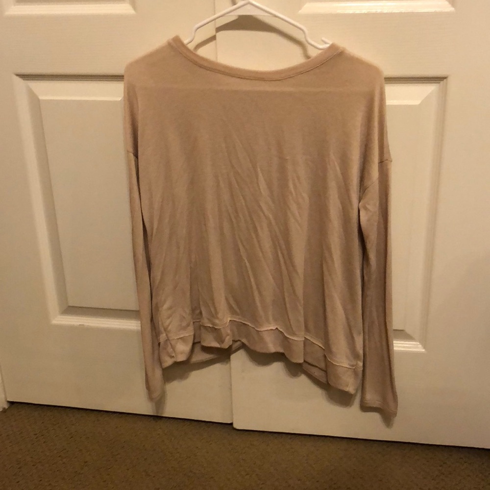 Open back cropped Sweater